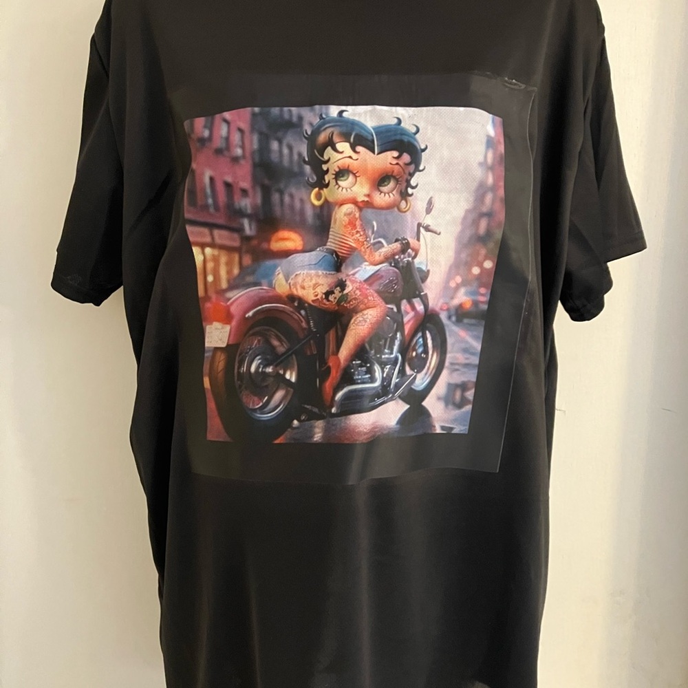 Betty Boop Graphic Black T-Shirt